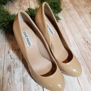 Steve Madden Nude Vegan Heels 8 Medium in GUC